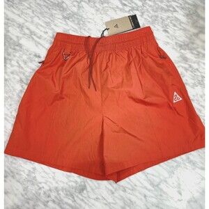 Nike ACG Repel Mid-Rise Ripstop Shorts Orange HJ0263 633 Women's Small NEW